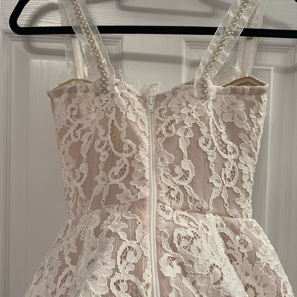 SOLD BRONX AND BANCO Colette Lace Mini Dress - Picture 7 of 15